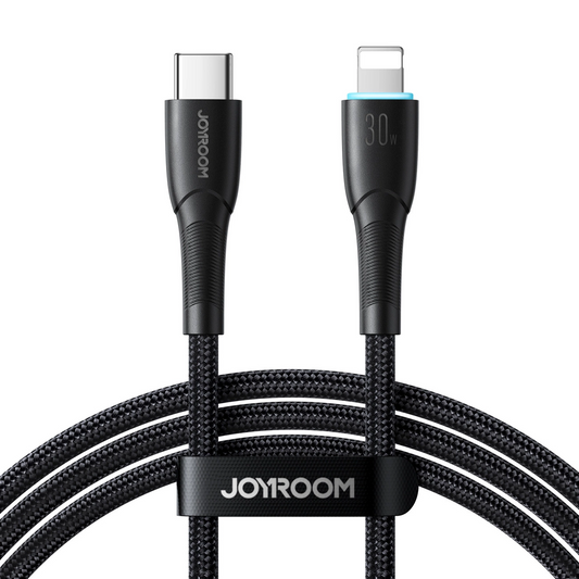 Καλώδιο Δεδομένων και Φόρτισης USB-C - Lightning Joyroom S-A32, 30W, 1m, Μαύρο