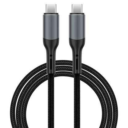 Καλώδιο Δεδομένων και Φόρτισης USB-C - USB-C WiWu Wi-C036, 240W, 1m, Μαύρο