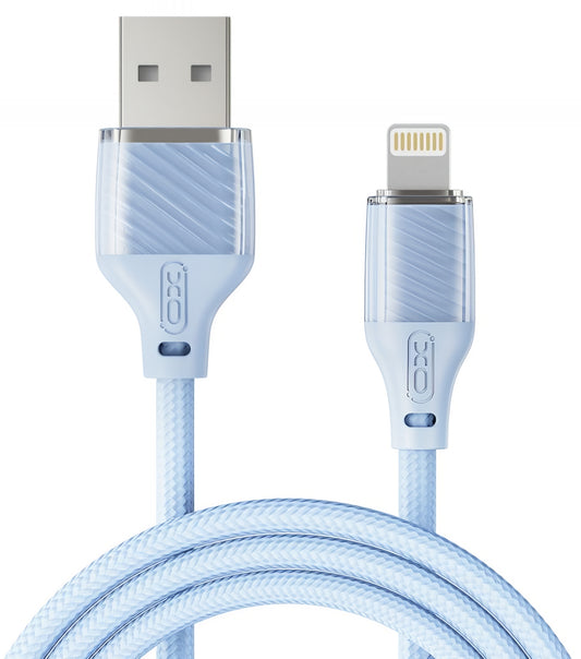 Καλώδιο Δεδομένων και Φόρτισης USB-A - Lightning XO Design NB291, 18W, 1m, Μπλε