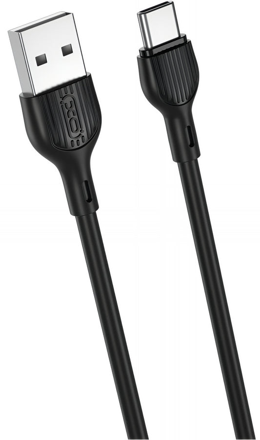 Καλώδιο Δεδομένων και Φόρτισης USB-A - USB-C XO Design NB200, 10W, 1m, Μαύρο