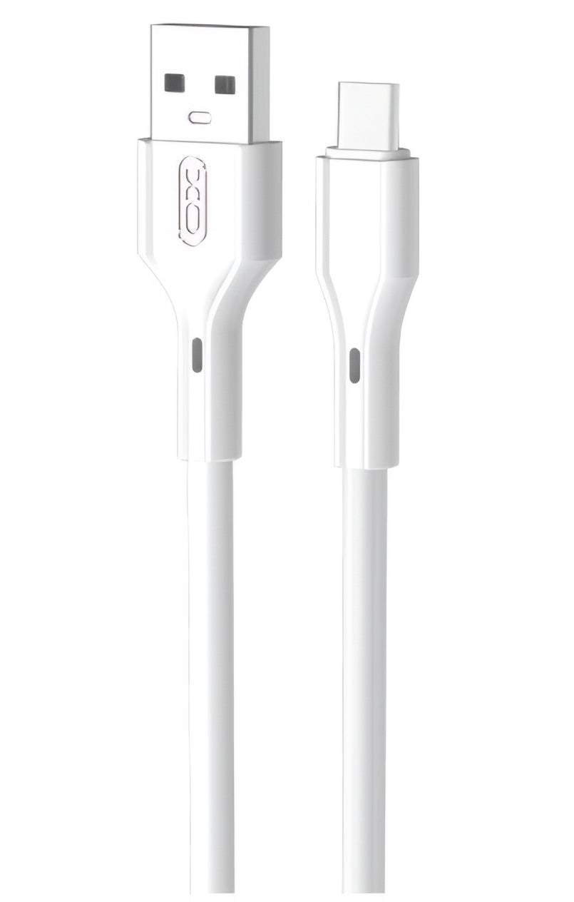 Καλώδιο Δεδομένων και Φόρτισης USB-A - USB-C XO Design NB230, 18W, 1m, Λευκό