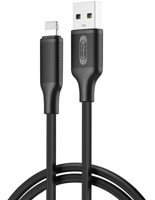 Καλώδιο Δεδομένων και Φόρτισης USB-A - Lightning XO Design NB265, 18W, 1m, Μαύρο