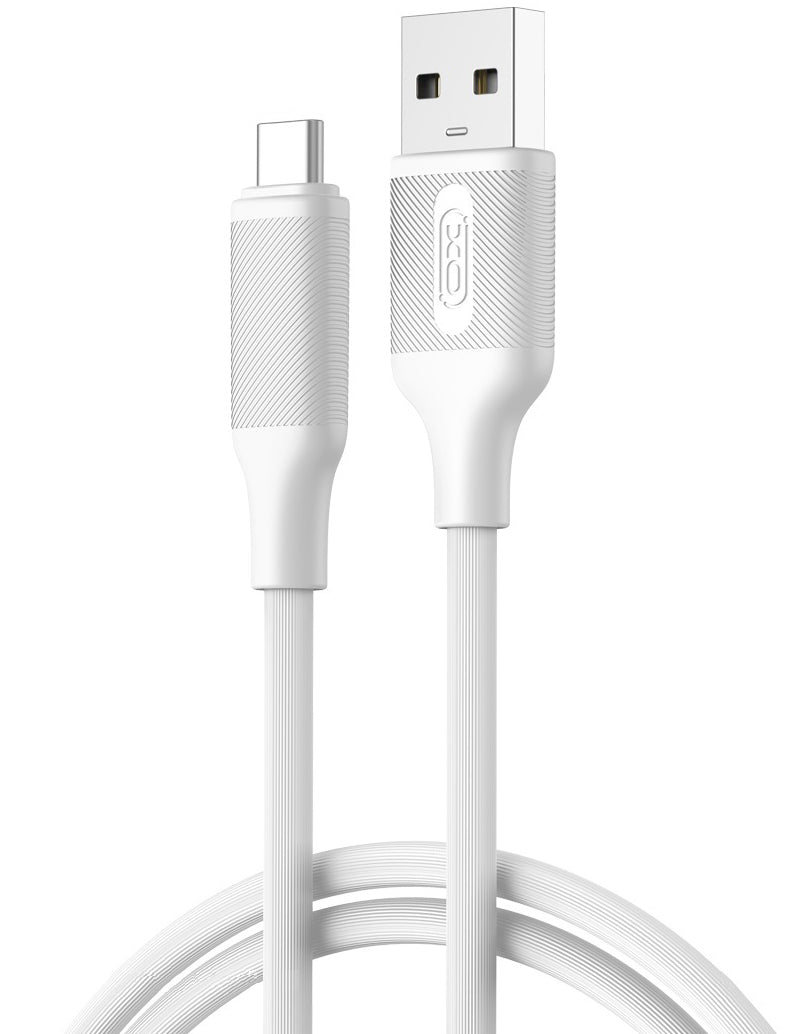 Καλώδιο Δεδομένων και Φόρτισης USB-A - USB-C XO Design NB265, 18W, 1m, Λευκό
