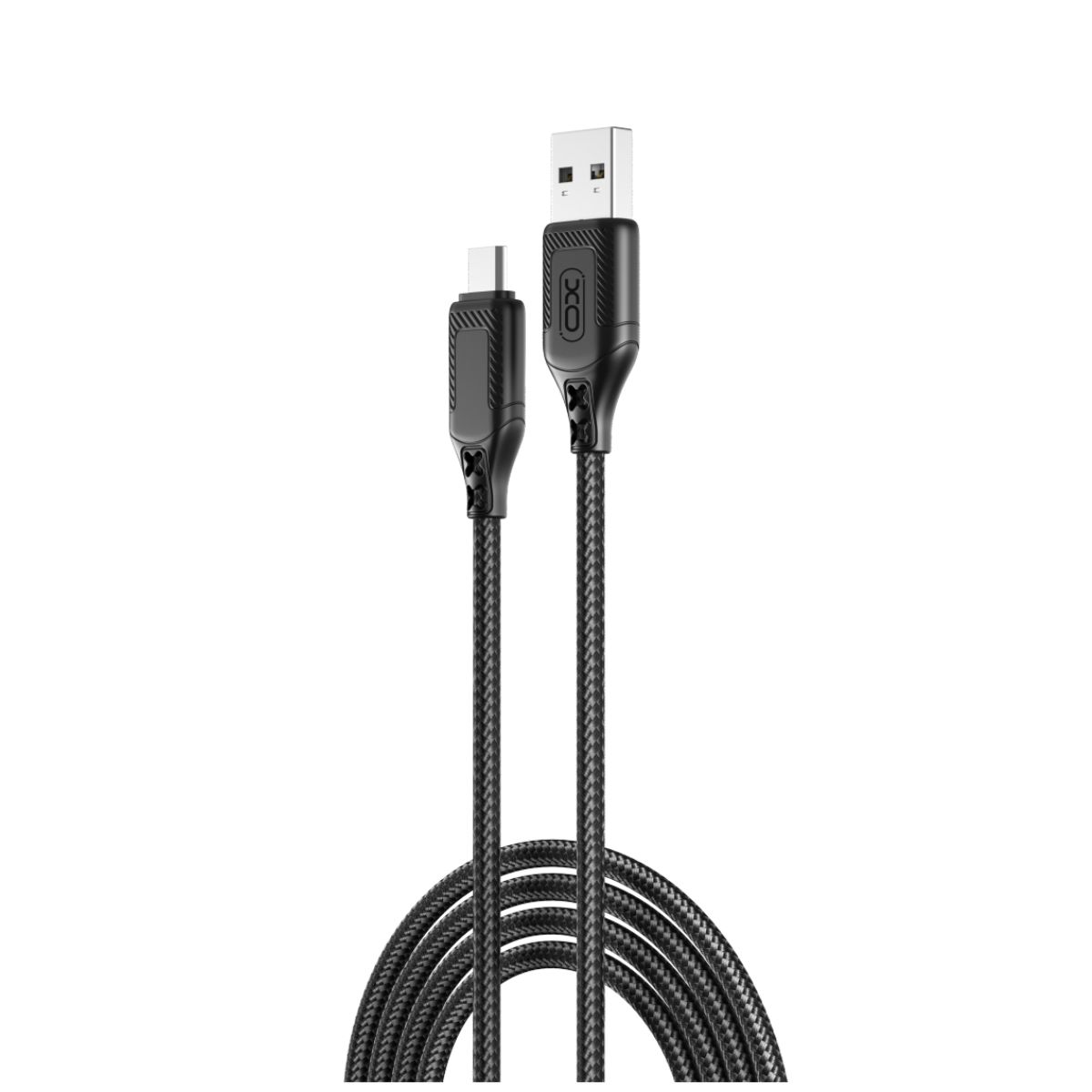 USB-A to microUSB Data and Charging Cable XO Design NB235, 18W, 1m, Black