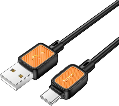 Καλώδιο Δεδομένων και Φόρτισης USB-A - USB-C HOCO X108, 18W, 1m, Μαύρο