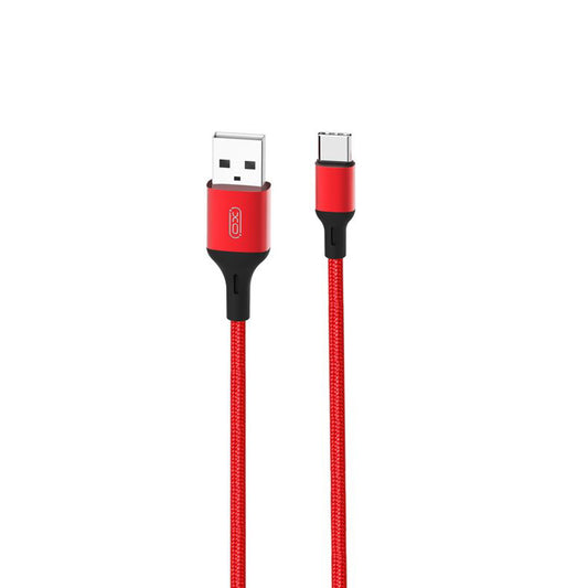 Καλώδιο Δεδομένων και Φόρτισης USB-A - USB-C XO Design NB143, 18W, 2m, Κόκκινο