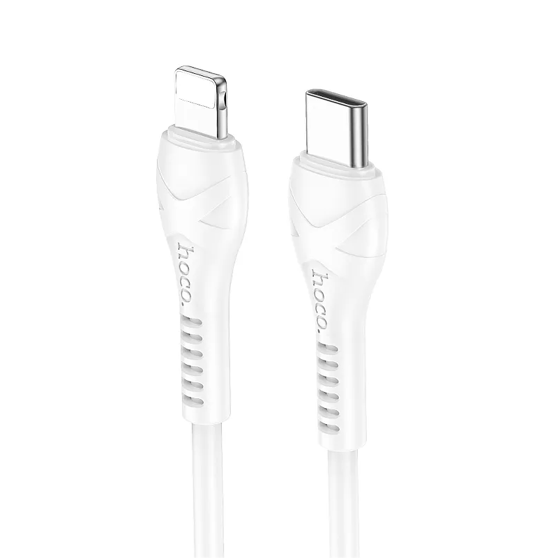 Καλώδιο Δεδομένων και Φόρτισης USB-C - Lightning HOCO X37, 27W, 1m, Λευκό