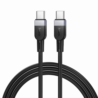 Καλώδιο Δεδομένων και Φόρτισης USB-C - USB-C HOCO X109, 60W, 1m, Μαύρο