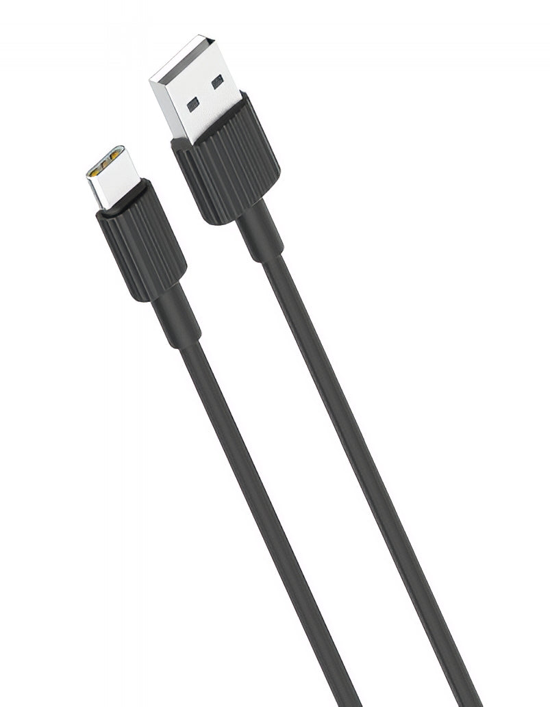 Καλώδιο Δεδομένων και Φόρτισης USB-A - USB-C XO Design NB156, 18W, 1m, Μαύρο