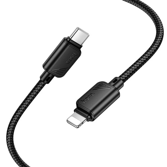 Καλώδιο Δεδομένων και Φόρτισης USB-C - Lightning HOCO X113, 27W, 1μ, Μαύρο