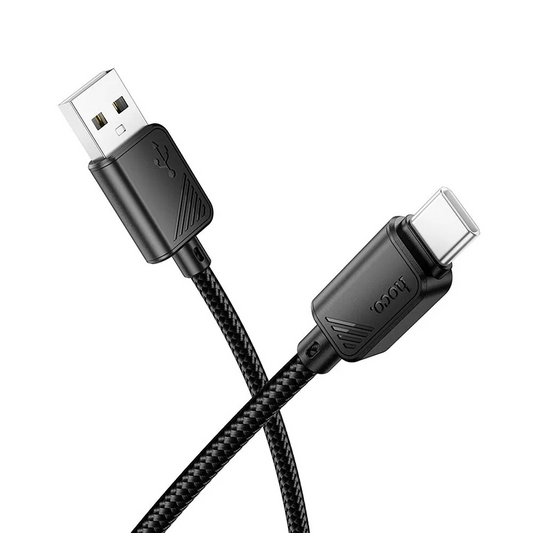 Καλώδιο Δεδομένων και Φόρτισης USB-A - USB-C HOCO X113, 18W, 1μ, Μαύρο