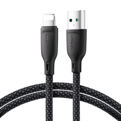 Καλώδιο Δεδομένων και Φόρτισης USB-A - Lightning Joyroom S-A34, 18W, 1μ, Μαύρο