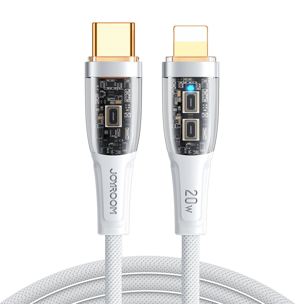 Καλώδιο Δεδομένων και Φόρτισης USB-C - Lightning Joyroom S-CL020A3, 20W, 1.2m, Λευκό