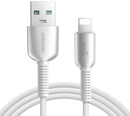 Καλώδιο Δεδομένων και Φόρτισης USB-A - Lightning Joyroom S-A51, 18W, 1.2m, Γκρι