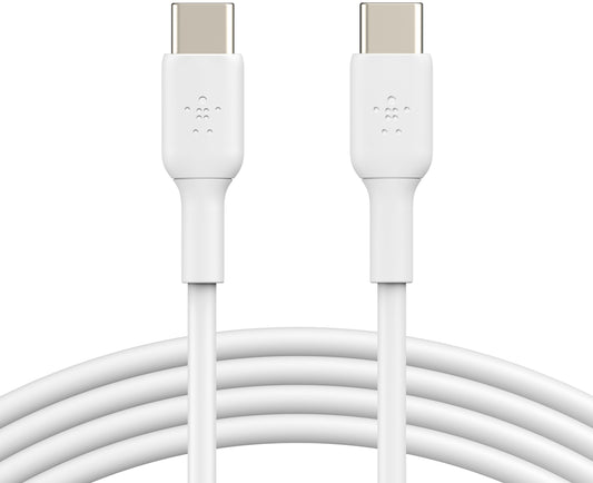 Καλώδιο Δεδομένων και Φόρτισης USB-C - USB-C Belkin BoostCharge, 60W, 2m, Λευκό CAB003bt2MWH
