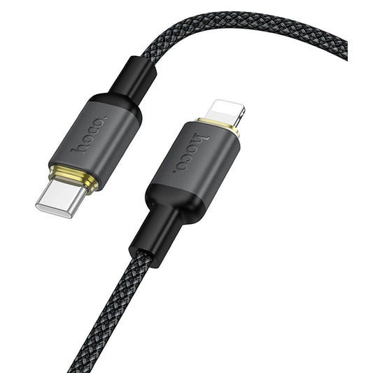 Καλώδιο Δεδομένων και Φόρτισης USB-A - Lightning HOCO X128 Benefit, 10W, 1μ, Μαύρο