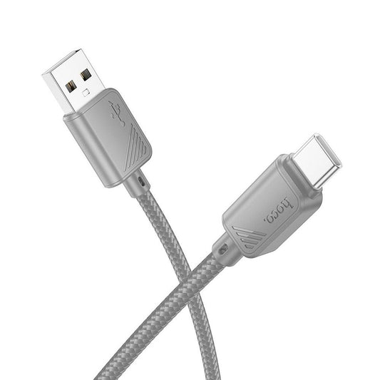 Καλώδιο Δεδομένων και Φόρτισης USB-A - USB-C HOCO X113, 18W, 1μ, Γκρι