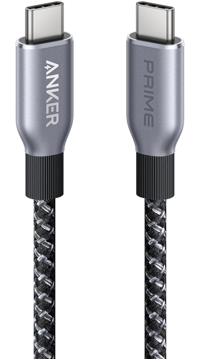 Καλώδιο δεδομένων και φόρτισης USB-C - USB-C Anker Prime, 240W, 0,9 m, Μαύρο A88E2011