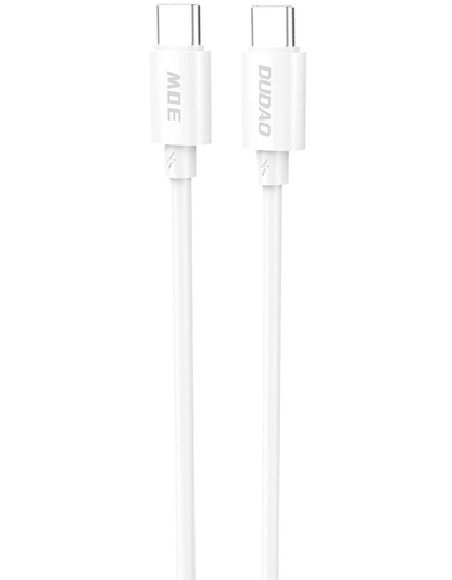 Καλώδιο Δεδομένων και Φόρτισης USB-C - USB-C Dudao L4C, 30W, 2μ, Λευκό