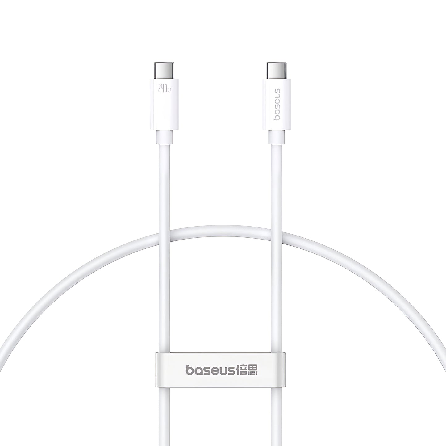 Καλώδιο δεδομένων και φόρτισης USB-C - USB-C Baseus Superior Series 2, 240W, 1m, λευκό P10365200211-02