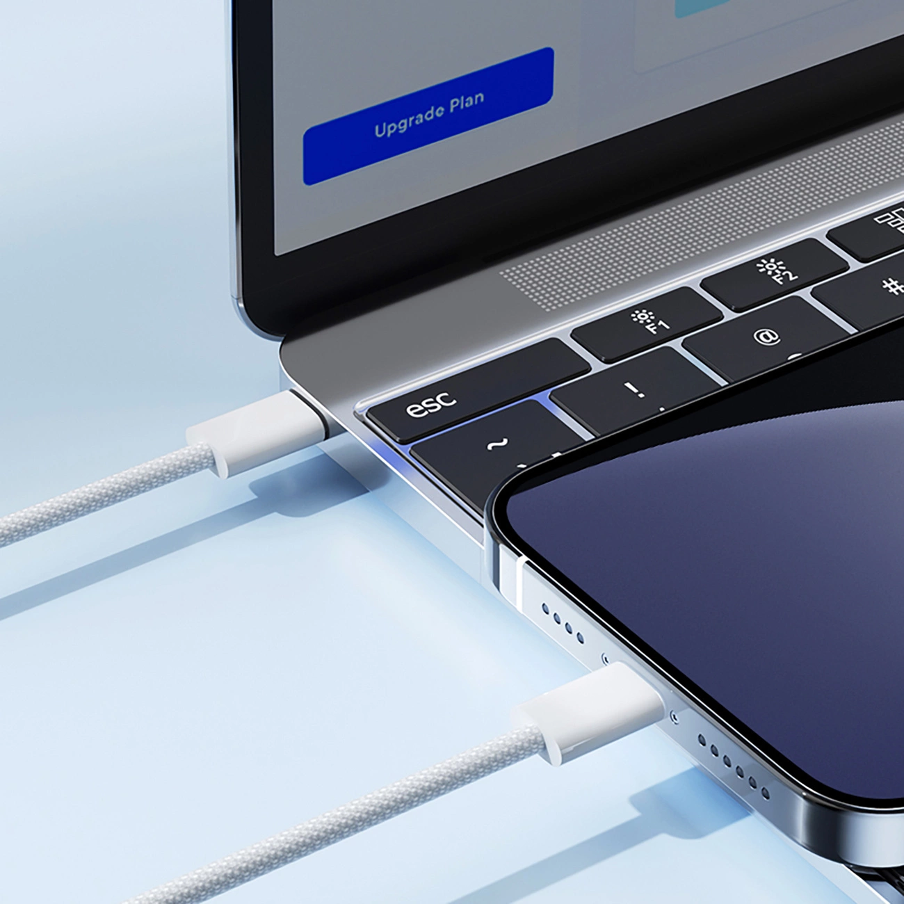 Καλώδιο Δεδομένων και Φόρτισης USB-C - Lightning Joyroom S-A45, 30W, 1m, Λευκό