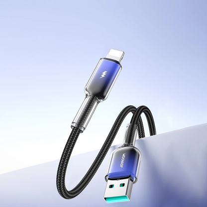 Καλώδιο Δεδομένων και Φόρτισης USB-A - Lightning Joyroom S-A42, 18W, 1.2m, Μαύρο