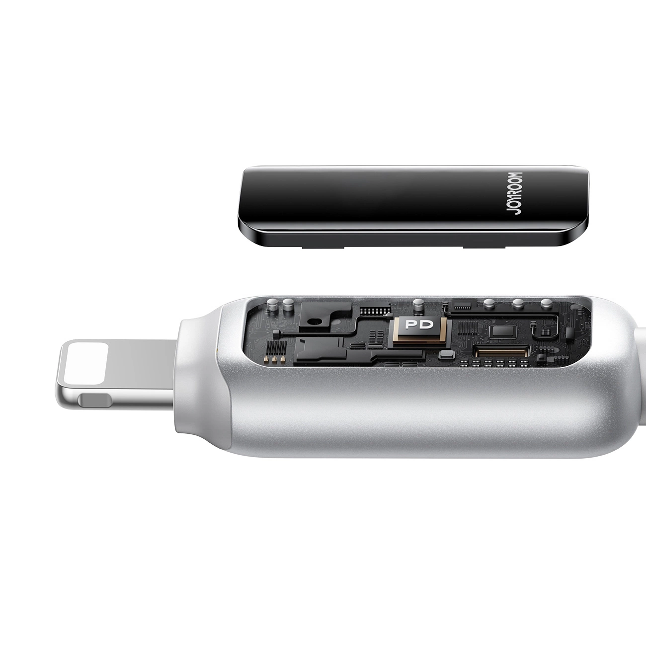 Καλώδιο Δεδομένων και Φόρτισης USB-A - Lightning Joyroom S-A55 StarFlight Display, 18W, 1.2m, Λευκό