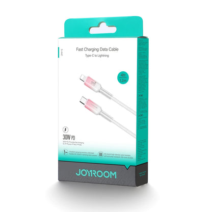 USB-C to Lightning Data and Charging Cable Joyroom S-A42, 30W, 1.2m, White