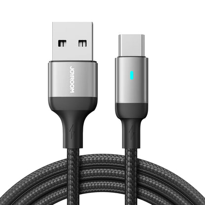 Καλώδιο Δεδομένων και Φόρτισης USB-A - USB-C Joyroom A10, 18W, 1.2m, Μαύρο