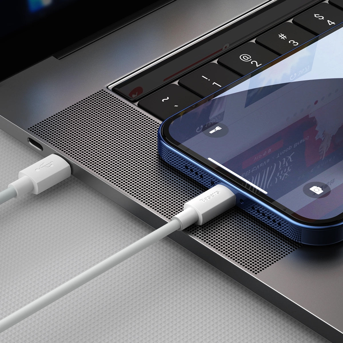 Baseus Simple Wisdom Καλώδιο δεδομένων και φόρτισης USB-C - Lightning Simple Wisdom, 20W, 1.5m, Σετ 2 τεμαχίων, Λευκό 