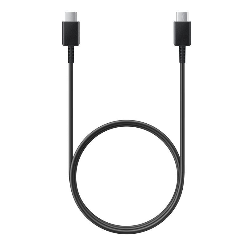 Καλώδιο δεδομένων και φόρτισης USB-C - USB-C Samsung EP-DA705, 25W, 1m, μαύρο EP-DA705BBEGWWWW