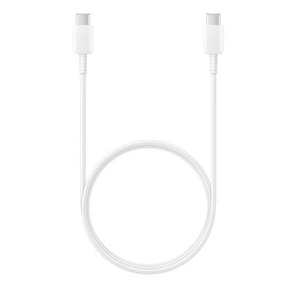 Καλώδιο δεδομένων και φόρτισης USB-C - USB-C Samsung EP-DA705, 25W, 1m, λευκό EP-DA705BWEGWWWW