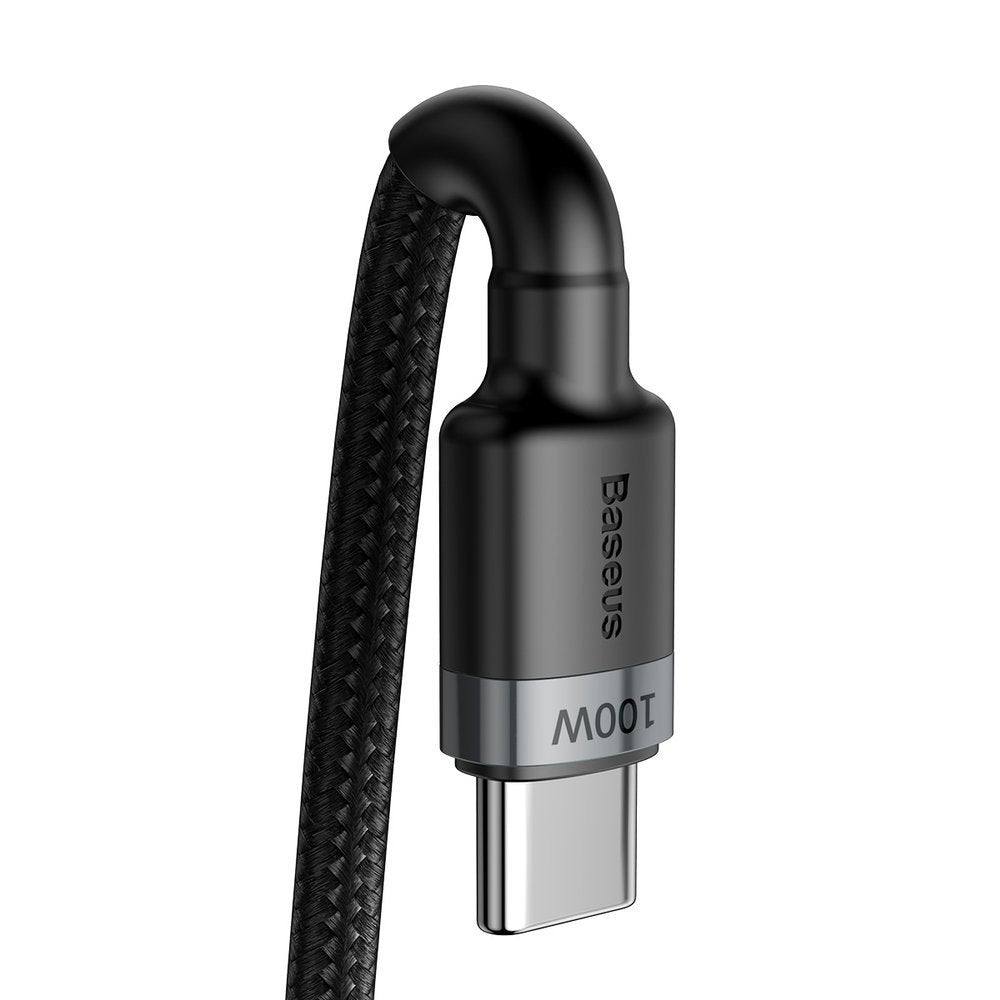 Καλώδιο δεδομένων και φόρτισης USB-C - USB-C Baseus Cafule, 100W, 2m, γκρι CATKLF-ALG1