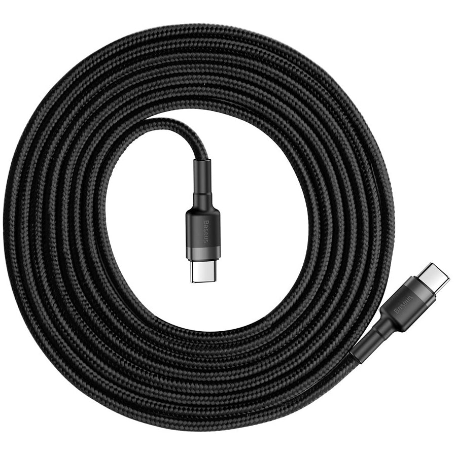 Καλώδιο δεδομένων και φόρτισης USB-C - USB-C Baseus Cafule, 60W, 2m, μαύρο CATKLF-HG1