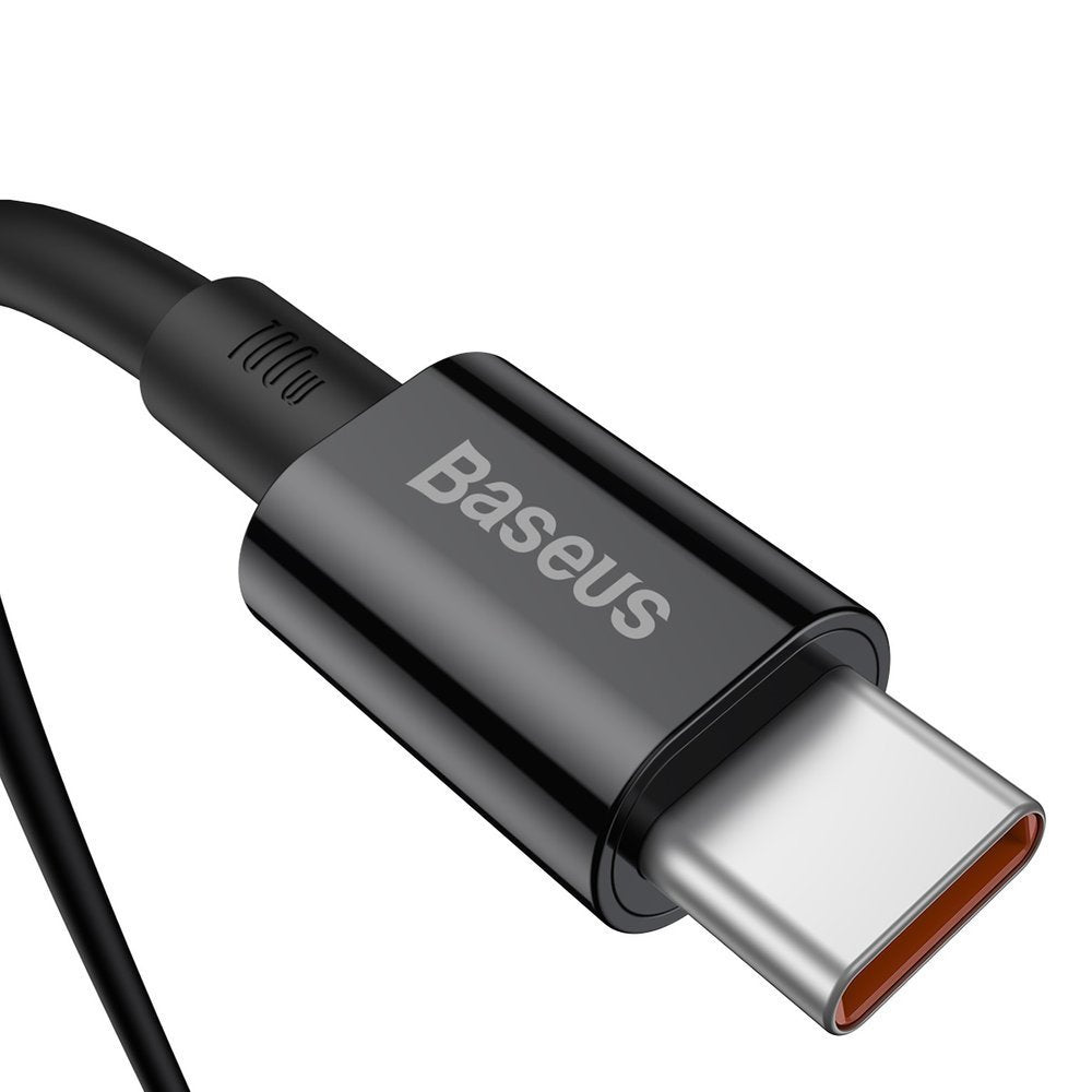 Καλώδιο δεδομένων και φόρτισης USB-C - USB-C Baseus Superior Series, 100W, 1m, μαύρο CATYS-B01