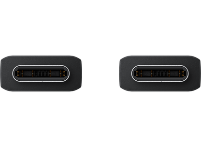 Καλώδιο δεδομένων και φόρτισης USB-C - USB-C Samsung EP-DA705BBE, 25W, 1m, μαύρο GP-TOU021RFBBW