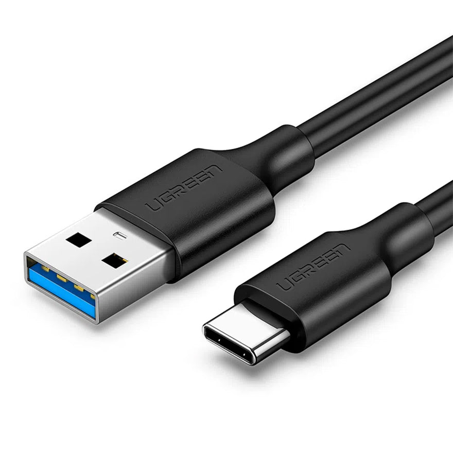 Καλώδιο δεδομένων και φόρτισης USB-A σε USB-C UGREEN US184, 60W, 1m, μαύρο