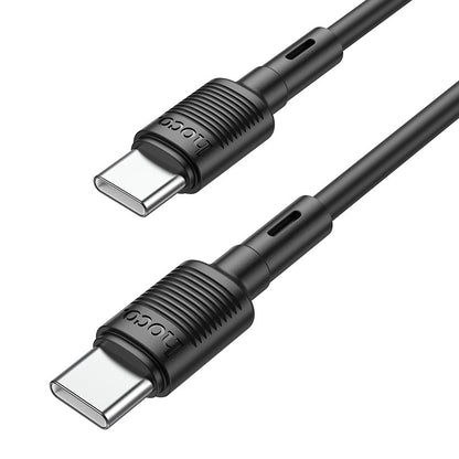 Καλώδιο δεδομένων και φόρτισης USB-C - USB-C HOCO X83 Victory USB-C, 60W, 1m, Μαύρο