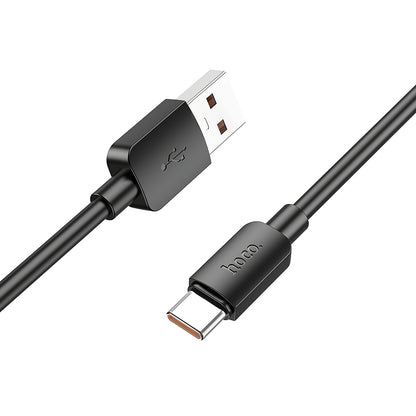 Καλώδιο δεδομένων και φόρτισης USB-A - USB-C HOCO X96, 100W, 1m, Μαύρο 