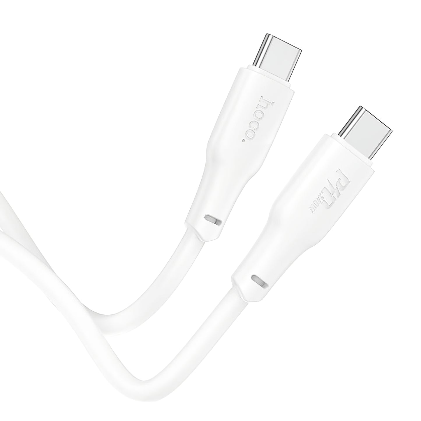 Καλώδιο δεδομένων και φόρτισης USB-C - USB-C HOCO X93, 240W, 1m, λευκό