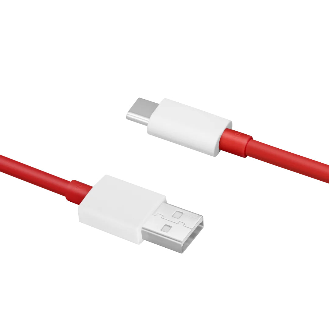 Καλώδιο δεδομένων και φόρτισης USB-A - USB-C OnePlus DL129, 100W, 1m, κόκκινο 5461100530