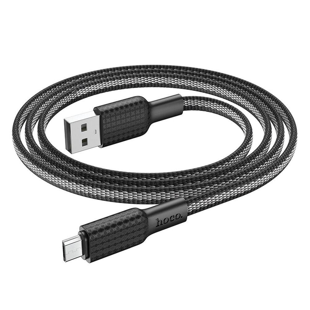 HOCO X69 Καλώδιο δεδομένων και φόρτισης USB-A - microUSB, 18W, 1m, Μαύρο 