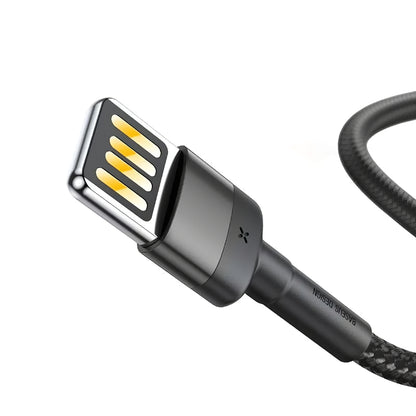 Καλώδιο δεδομένων και φόρτισης USB-A - Lightning Baseus Cafule, 18W, 2m, γκρι CALKLF-HG1 