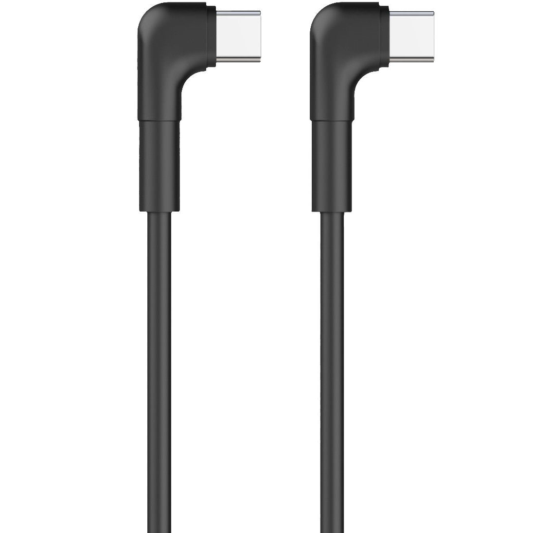 Καλώδιο δεδομένων και φόρτισης USB-C - USB-C MaXlife MXUC-09 MXUC-09 γωνιακό, 60W, 1m, μαύρο 