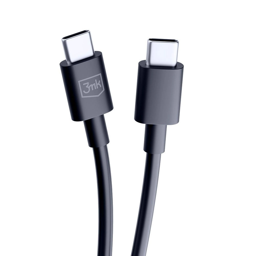 Καλώδιο Δεδομένων και Φόρτισης USB-C - USB-C 3MK Hyper, 100W, 1.2m, Μαύρο