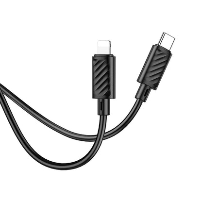 Καλώδιο Δεδομένων και Φόρτισης USB-C - Lightning HOCO X88, 20W, 1m, Μαύρο