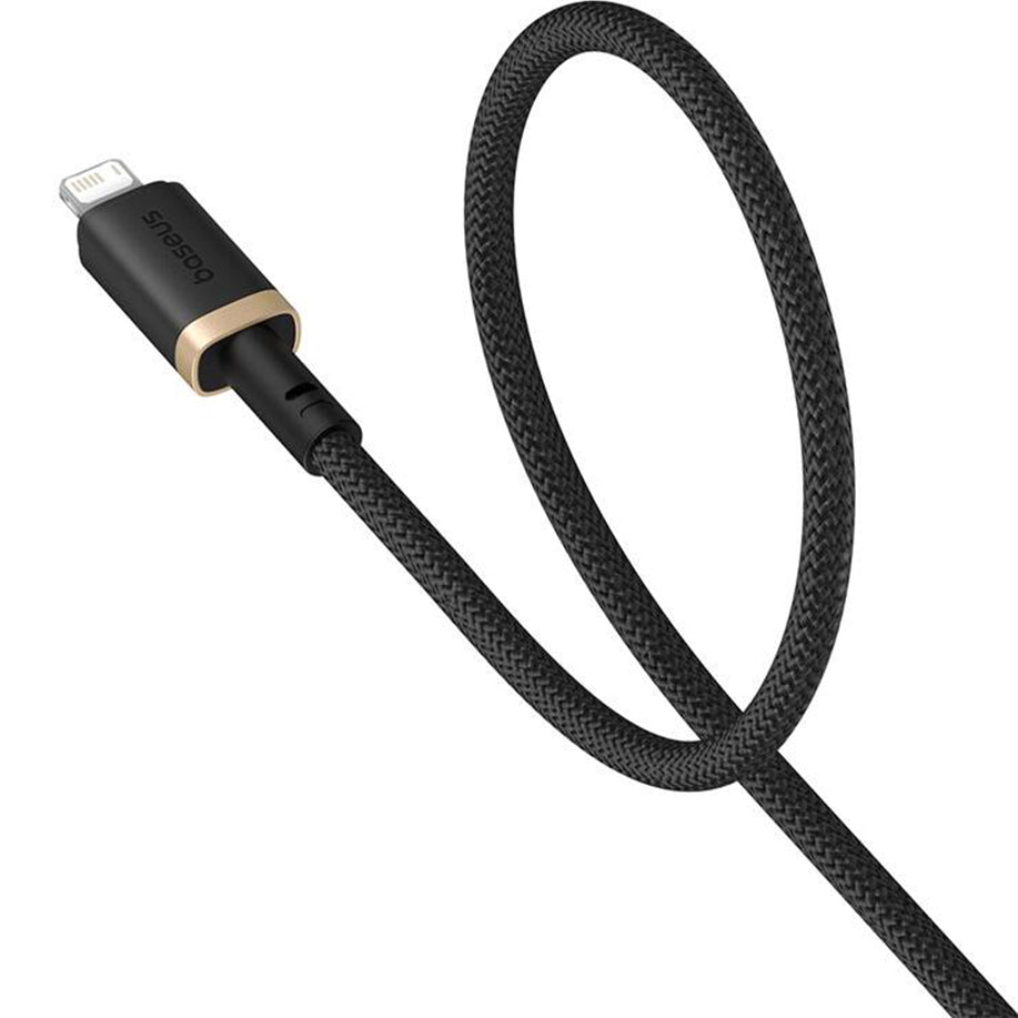 Καλώδιο Δεδομένων και Φόρτισης USB-A - Lightning Baseus Dura Series, 18W, 2m, Χρυσό P10377801U01-02