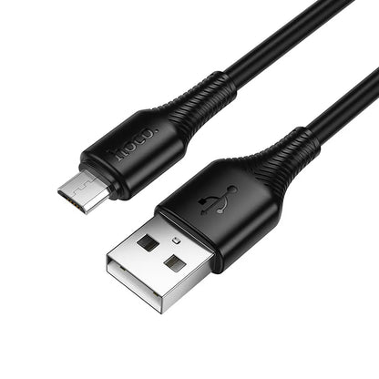 Καλώδιο Δεδομένων και Φόρτισης USB-A - microUSB HOCO X120, 18W, 1m, Μαύρο