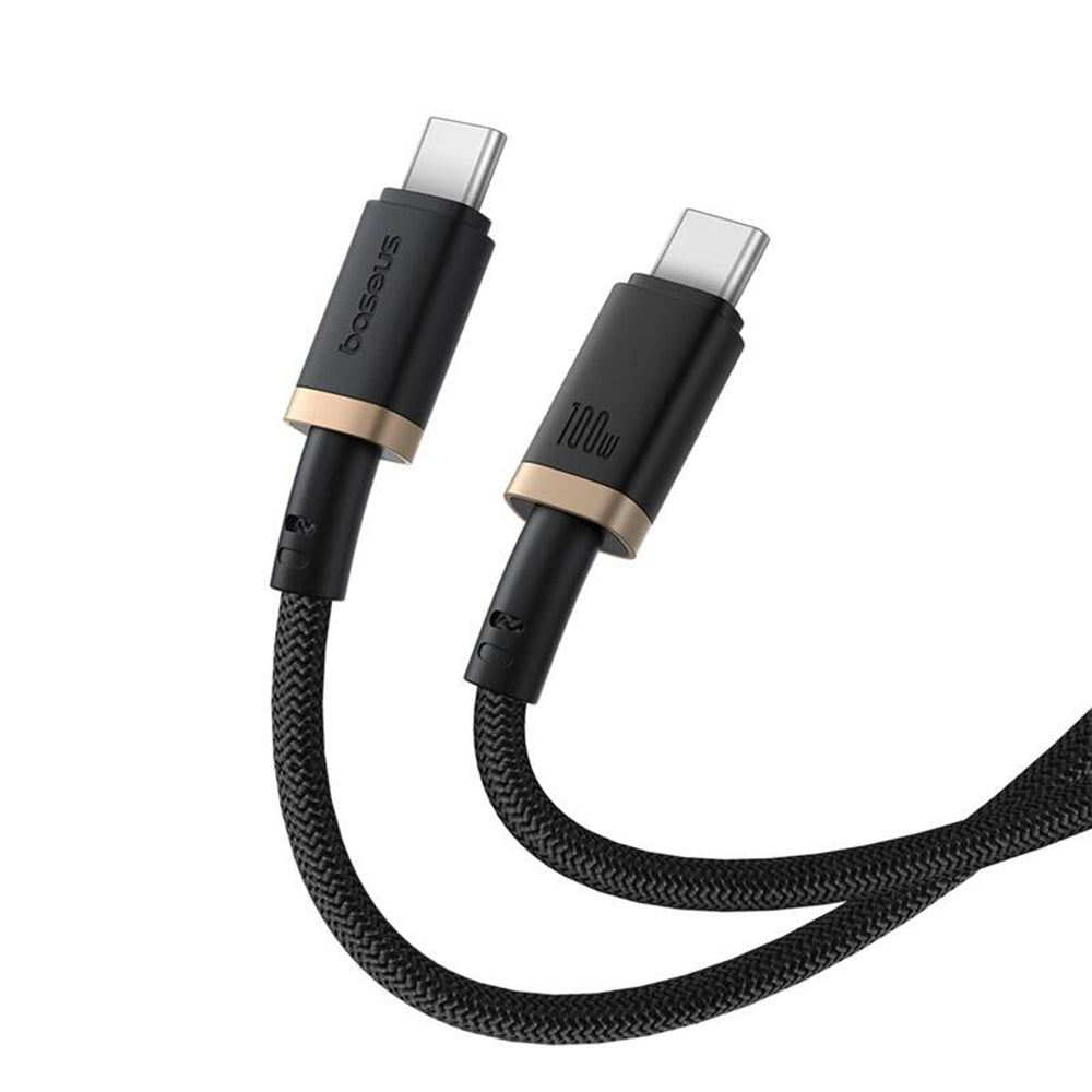 Καλώδιο Δεδομένων και Φόρτισης USB-C - USB-C Baseus Dura Series, 100W, 2m, Χρυσό P10377803U01-03