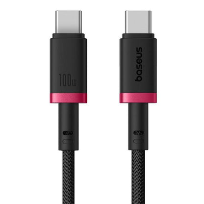 Καλώδιο Δεδομένων και Φόρτισης USB-C - USB-C Baseus Dura Series, 100W, 1m, Κόκκινο P10377803U01-01